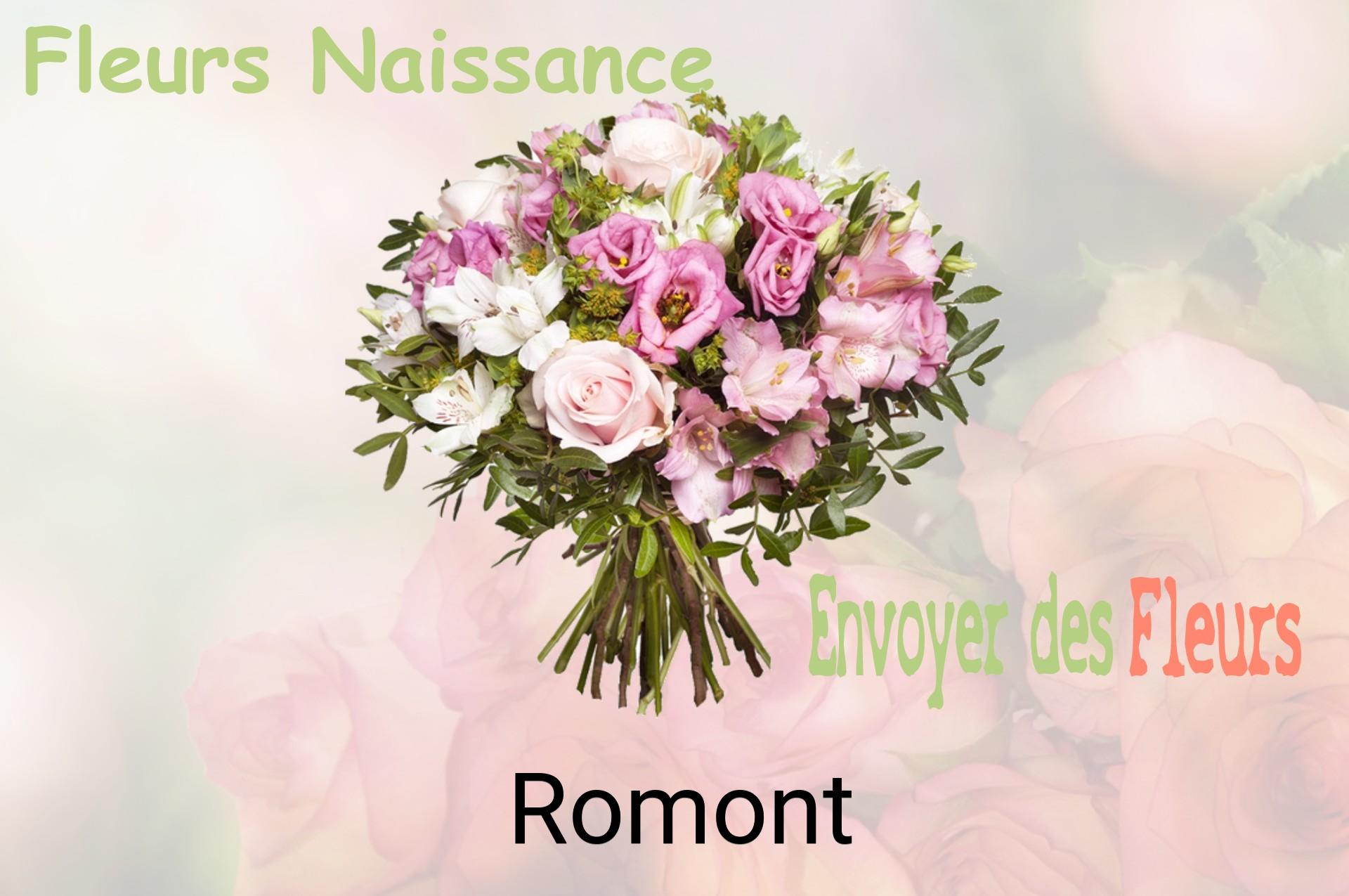 Bouquet de fleurs de naissance livré à Romont
